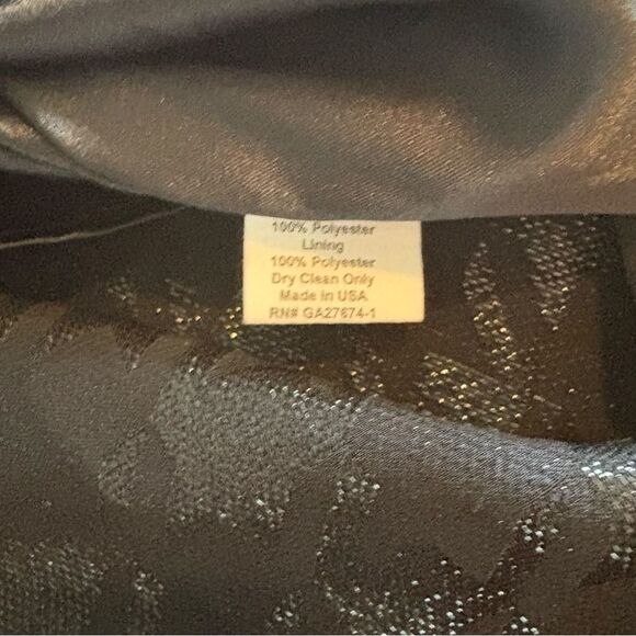 Anthropologie NWT Black Ruffle Peplum Blouse - Picture 6 of 7